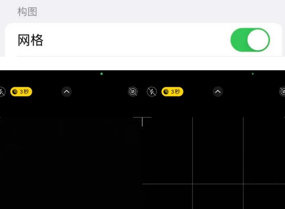 临洮苹果手机维修网点分享iPhone如何开启九宫格构图功能