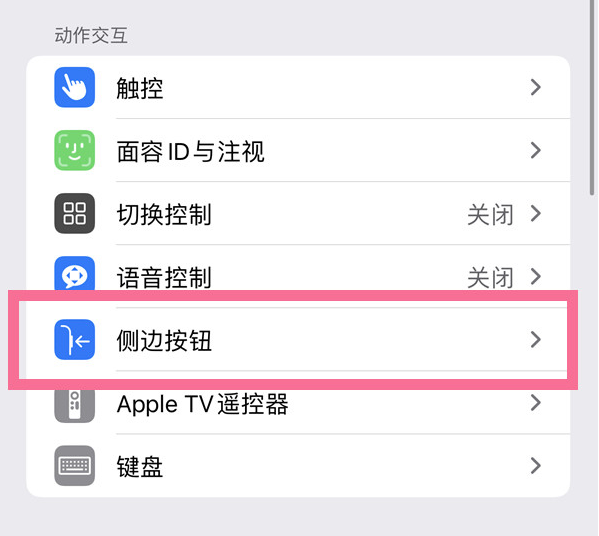 临洮苹果14维修店分享iPhone14 Plus侧键双击下载功能关闭方法 