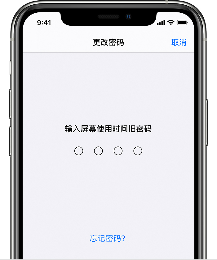 临洮苹果手机维修分享iOS 14 忘记屏幕使用时间密码怎么办 